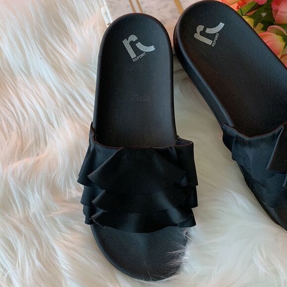 Report Satin Frills Over Slides - Picture 5 of 5